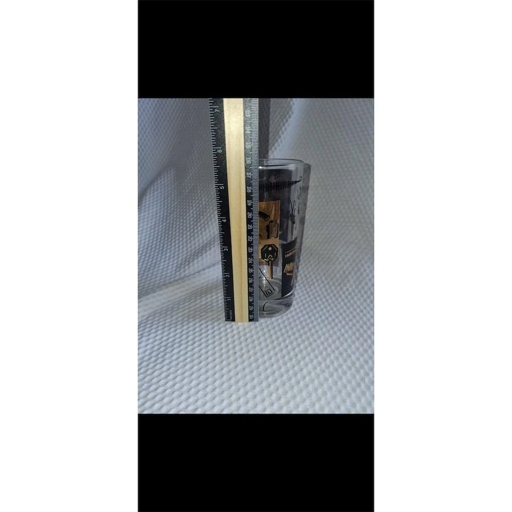 Federal Glass Vintage Automotive Tumbler Mid-Century‎ Modern Retro mechanic